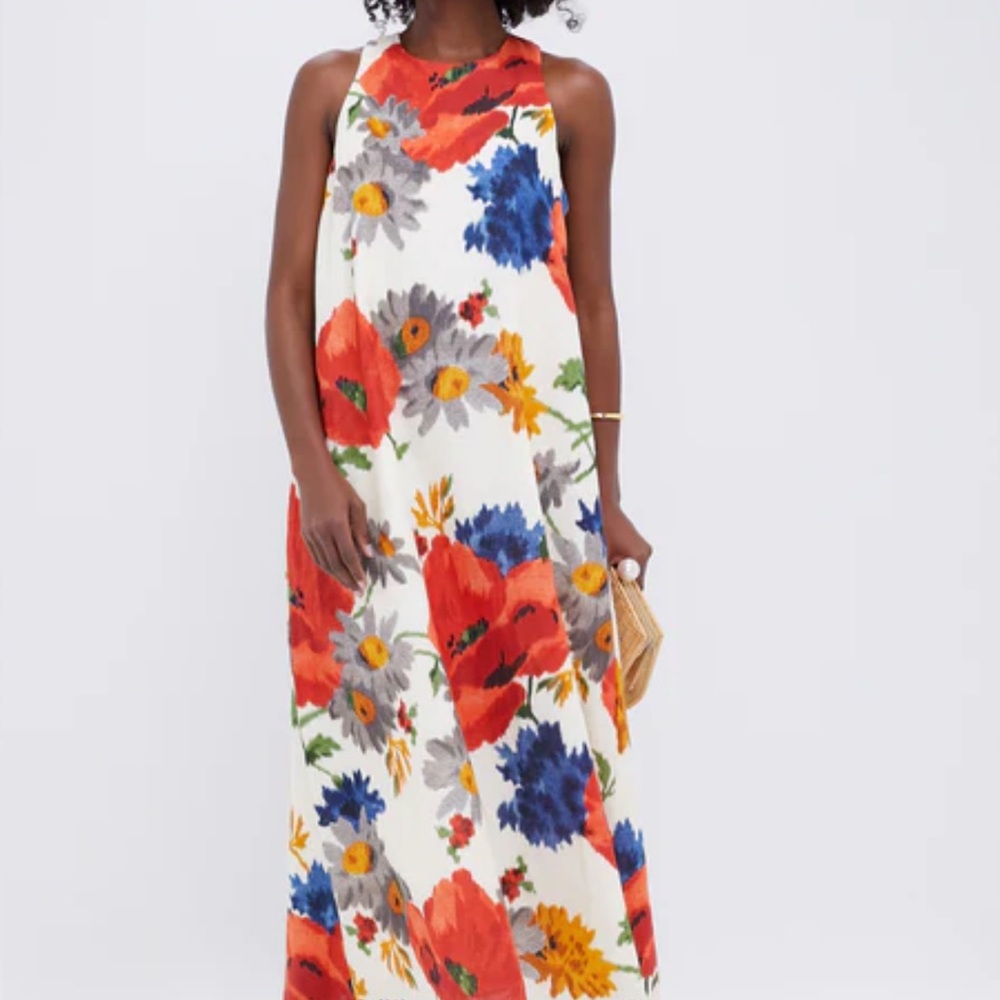 Tuckernuck Red and Orange Maxi Sundress